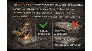 Master Scratch Start TIG — simple, rugged welding with basic machines. #WeldingTips