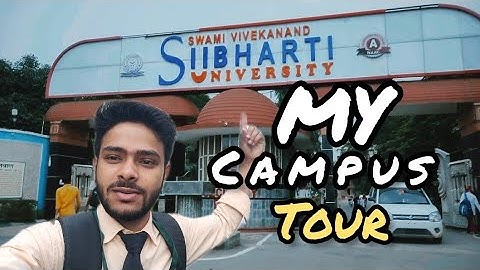 A View Of Swami Vivekanand Subharti University Meerut Uttarpradesh || Campus Vlog By Apna Shankar