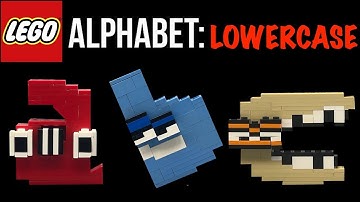 LEGO *lowercase* Alphabet Lore (A-Z…)
