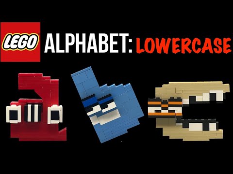 How to make *UPPERCASE* Alphabet Lore out of LEGO (every letter! A-Z!) in  2023