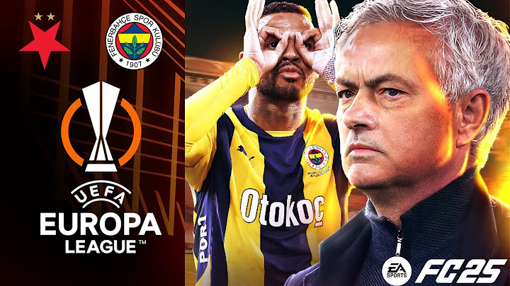 FC 25 - FENERBAHÇE vs SLAVİA PRAG - UEFA Europa League 24/25 Full Match | PS5™ [4K60]