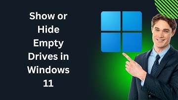 How to Show or Hide Empty Drives in Windows 11 | GearUpWindows Tutorial