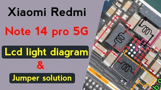 Redmi Note 14 Pro 5G LCD Light Diagram | Backlight Problem Solution | Repair Guide
