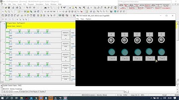 SIMULASI BEL KUIS 5 GROUP MENGGUNAKAN CX PROGRAMMER CX DESIGNER