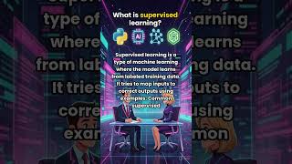 What is supervised learning?? | ML Interview Question Explained #Shorts