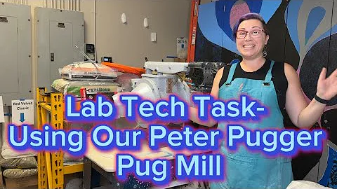 Using Our Peter Pugger Pug Mill- Lab Tech Task