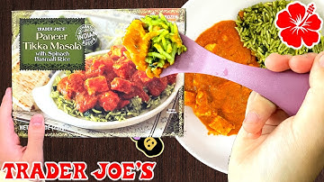 🇮🇳 Paneer Tikka Masala with Spinach Basmati Rice - Trader Joe’s Product Review