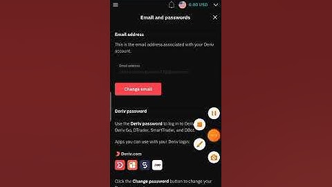 The easiest way to change or reset your Deriv, MT5 password and email address
