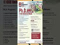 #PHD ADMISSION-2026-27@CGC UNIVERSITY MOHALI#CGC UNIVERSITY MOHALI#CGC#STUDENTS#VIRAL#TRENDS SHORTS