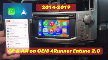 Add CarPlay - Android Auto On Your OEM 4Runner-Tacoma & Entune  !