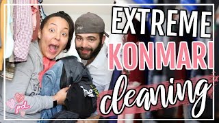 CLEAN WITH ME 2019 | ULTIMATE KONMARI DECLUTTER + EXTREME CLEANING MOTIVATION | Page Danielle