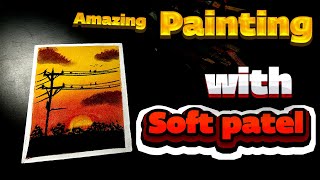 Easy and Simple soft pastel Landscape Painting for Beginners Step by step Tutorial screenshot 1