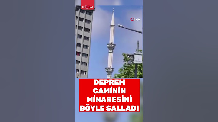 İstanbul'daki deprem caminin minaresini böyle salladı #shorts #istanbul #deprem