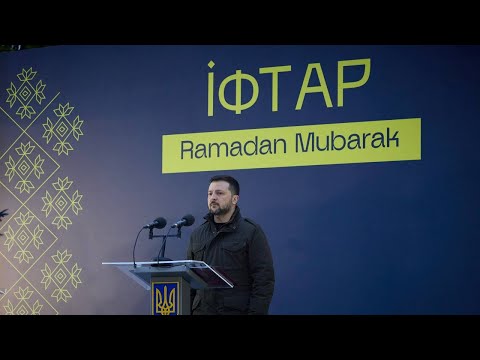 Volodymyr Zelenskyy participated in iftar