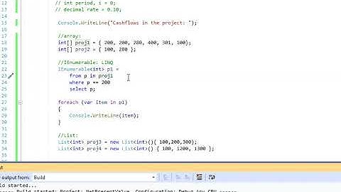 IEnumerable with List and Array C#