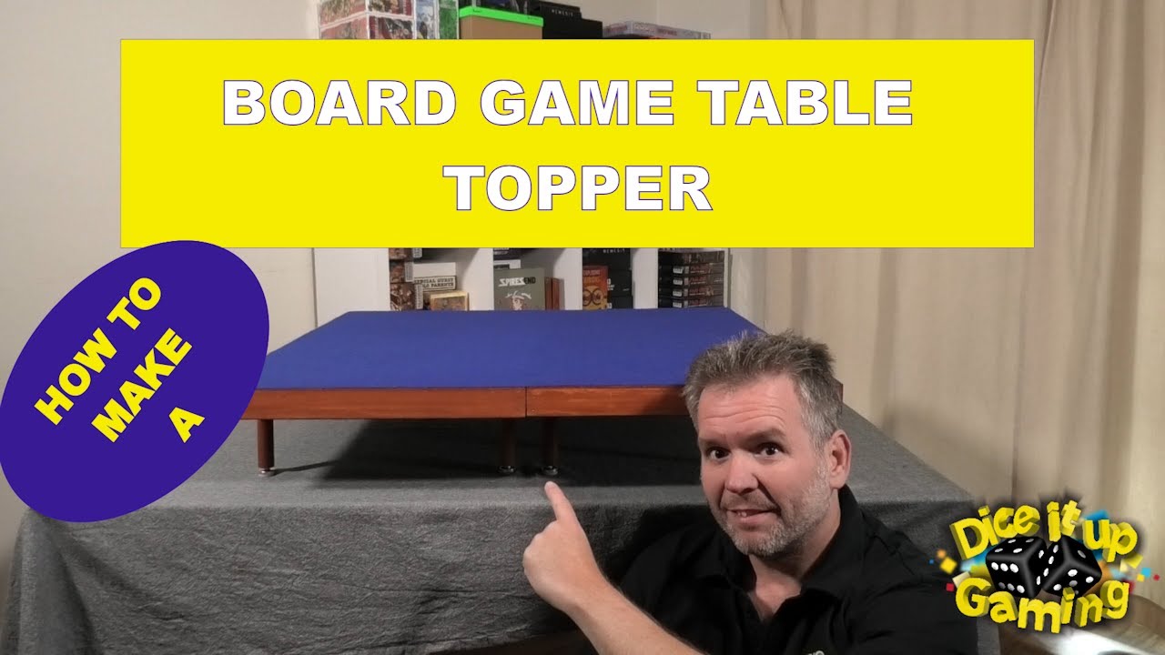 HOW TO build a board game table topper YouTube