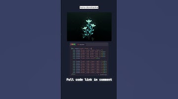 🌸 Flower Animation 3.0! 💻✨ | Latest 2025 Design with JavaScript