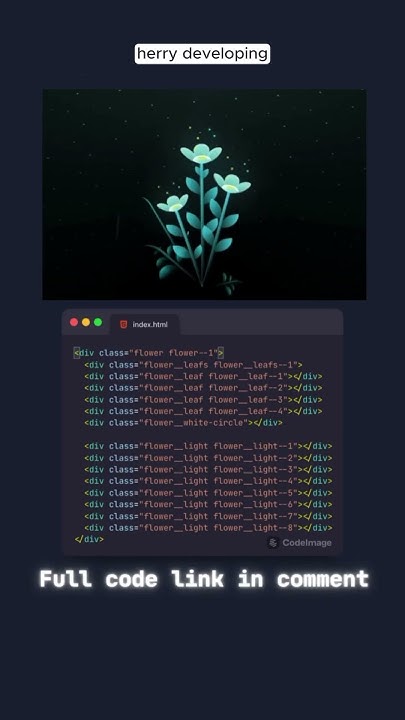 🌸 Flower Animation 3.0! 💻 | Latest 2025 Design with JavaScript - YouTube
