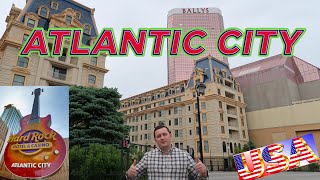 Атлантик Сити. Столица игорного бизнеса США. Atlantic City - город призрак. Путешествие по Америке.