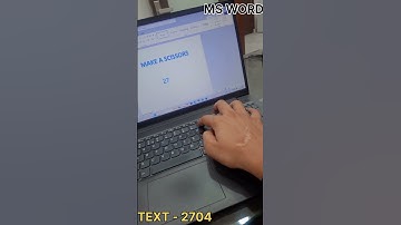 make an scissors in  ms word #basic #computer #education #kwonledge #msword #tally #youtubeshorts