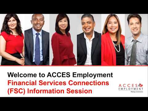 Financial Service Connections Information Session
