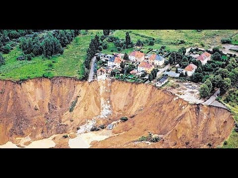 Auch Neun Jahre Nach Dem Verheerenden Erdrutsch Von Nachterstedt Bleibt Das Gewasser Fur Touristen G Youtube