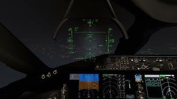 787 AUTOLAND HUD VIEW - PARIS CDG 08R - Flght Simulator 2020