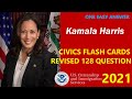 US citizenship naturalisation interview 2021 Civics 128 question flash Card | one easy answer |