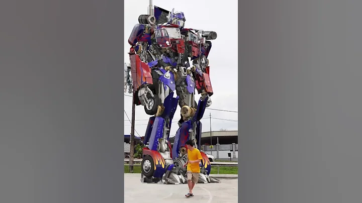 OPTIMUS PRIME in life action !! . #shorts #transformers