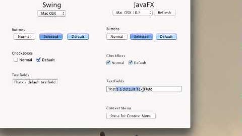 Native looking skins for JavaFX 2 under Windows 7 & Mac OS X 10.7