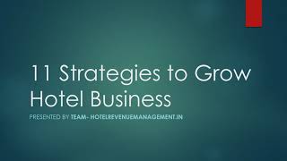 Hotel Marketing Strategy 11 Hotel Digital Marketing Strategies To Grow Hotel Business