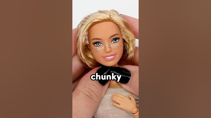 Giving Barbie Taylor Swift’s Glitter Freckles