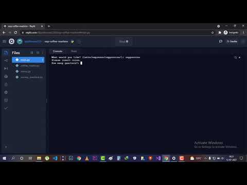 Day 12 Python | Coffee Machine