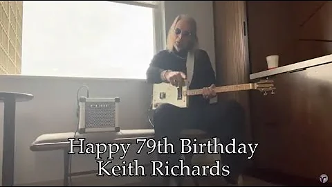 Brown Sugar Happy Birthday Keith Richards 3 String Cigar Box Guitar Marriot Hotel Room