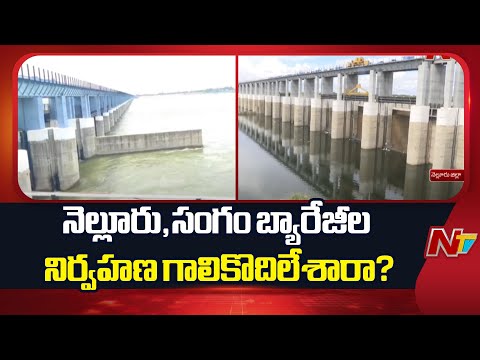 నెల్లూరు, సంగం బ్యారేజీల నిర్వహణ గాలికొదిలేశారా? | Nellore Sangam Barrage | NTV Telugu - NTVTELUGU