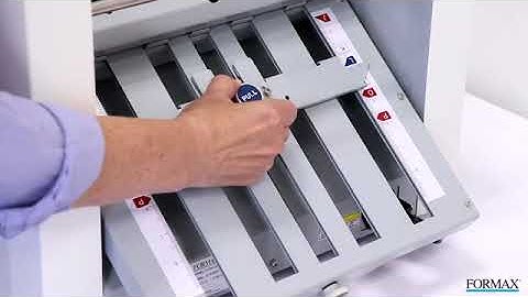 Formax FD 324 Installation2C Setup2C and Troubleshooting Video