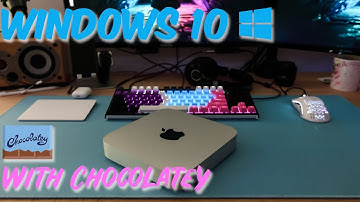 Windows Application setup - using chocolatey