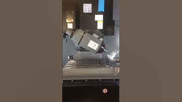 Look at those 5-Axis moves #hurco #cnc #machinist #5axis #machining