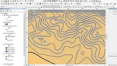 How to Make Contour Lines II From  DEM Image Of Any Area II With Correct Labelling  Index