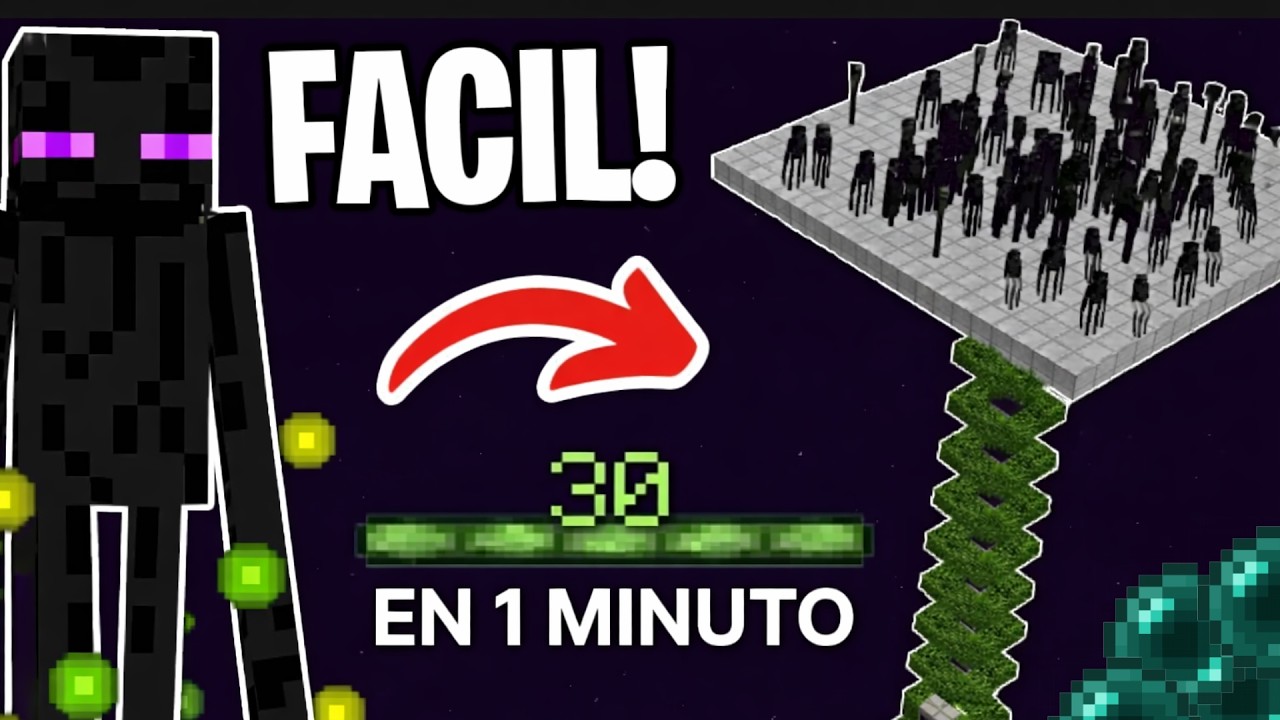 Nueva GRANJA ENDERMAN Y EXPERIENCIA Minecraft 26.1 [JAVA + BEDROCK] # ...