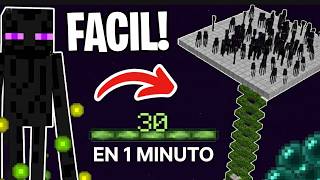 Nueva GRANJA ENDERMAN Y EXPERIENCIA Minecraft 26.1 [JAVA + BEDROCK] #tutorial #enderman #minecraft