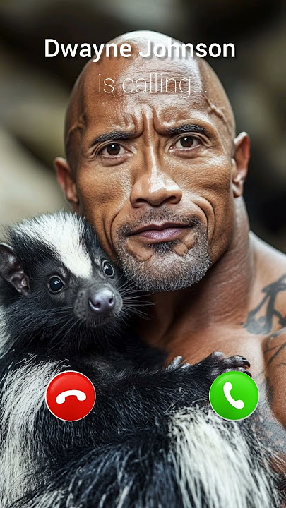 Dwayne Johnson is calling #music #ringtone #smartphone #memes #funny #dwaynejohnson