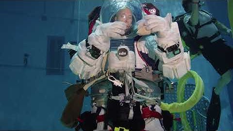 Astronauts Test Tools Spacesuits Facilities in Preparation for Moonwalks