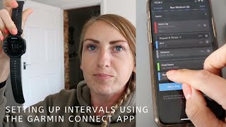 Setting up Intervals via the Garmin Connect App screenshot 5