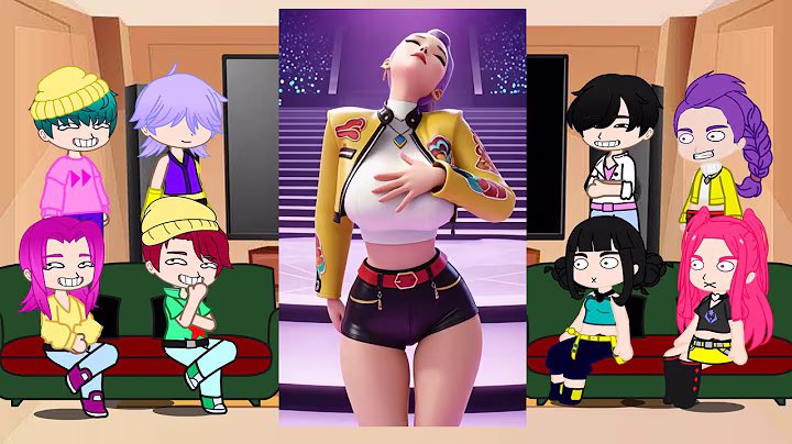 K-Pop Demon Hunters React To Themeselves / Memes / TikToks / Saja Boys / Huntrix / Gacha React