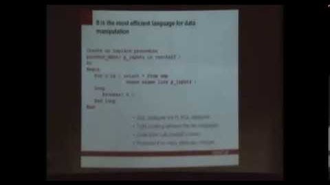 Effective PL_SQL with Tom Kyte (English)