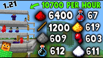 Best Witch Redstone Farm for 1.16-1.22+ Minecraft (Witch, gunpowder, glowstone, stick, bottle)