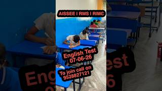 English Test में किसने किया कमाल? 😲 | AISSEE,RMS&amp;RIMC Preparation| Geometry Academy #AISSEE #RMS2027