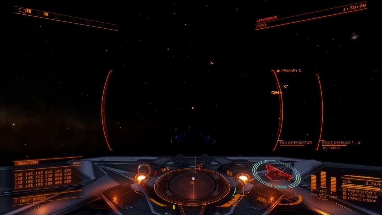 Elite Dangerous Hyperspace interdiction by thargoids? Or what .. its