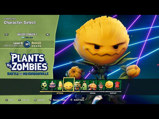 Plants vs. Zombies: Battle for Neighborville™ Characters